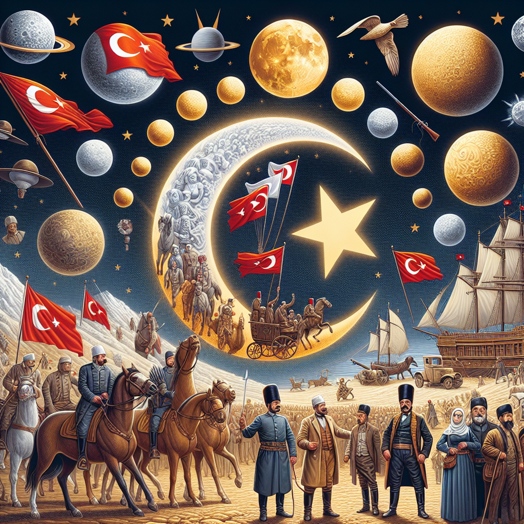 Türk Bayrağındaki Ay ve Yıldız Nereden Geliyor ? İşte Şanlı Türk Bayrağımızın Tarihi